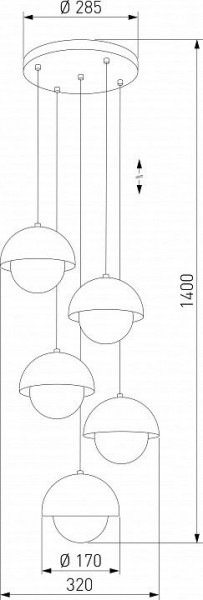 Подвесной светильник TK Lighting Bono 10214 Bono в Серове - serov.ok-mebel.com | фото 4