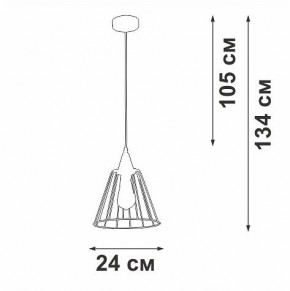 Подвесной светильник Vitaluce V2848 V2848-1/1S в Серове - serov.ok-mebel.com | фото 3