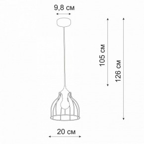 Подвесной светильник Vitaluce V3102 V3102-0/1S в Серове - serov.ok-mebel.com | фото 3