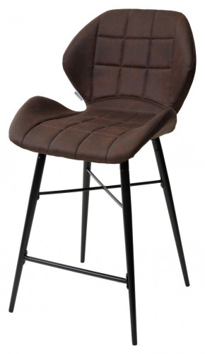 Полубарный стул MARCEL COWBOY-#800 темно-коричневый (H=65cm), ткань микрофибра М-City в Серове - serov.ok-mebel.com | фото