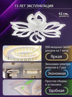Потолочная люстра Natali Kovaltseva FORTUNA LED LAMPS 81107/6C в Серове - serov.ok-mebel.com | фото 5