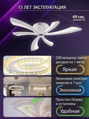 Потолочная люстра Natali Kovaltseva VIO LED LAMPS 81453 в Серове - serov.ok-mebel.com | фото 5