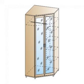 Прихожая Мелисса композиция 3 (Гикори Джексон светлый) в Серове - serov.ok-mebel.com | фото 5