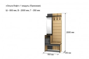ОЛЬГА-ЛОФТ 1 Прихожая в Серове - serov.ok-mebel.com | фото 4