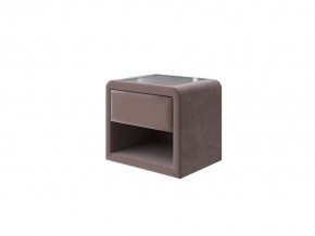 PROxSON Тумба Cube (Ткань: Велюр Shaggy Chocolate) 52x41 в Серове - serov.ok-mebel.com | фото