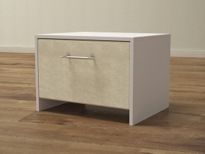 PROxSON Тумба Varna (ЛДСП Белая+ткань Белый/Savana Milk (молочный)) 51x40 в Серове - serov.ok-mebel.com | фото