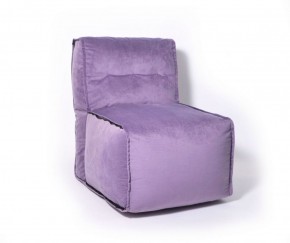 Прямое модульное бескаркасное кресло Комфорт (Фиолет велюр) в Серове - serov.ok-mebel.com | фото