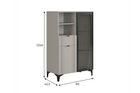 РИЧ Комод 2 со стеклом в Серове - serov.ok-mebel.com | фото 2