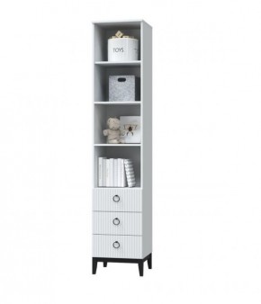 ШАРЛИЗ Шкаф для книг (Белое сияние/Белый снег) в Серове - serov.ok-mebel.com | фото 2