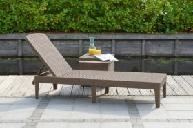 Шезлонг Джайпур (Jaipur Sun lounger) капучино в Серове - serov.ok-mebel.com | фото 2