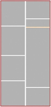 Шкаф 2-х дверный Ольга-1Н для одежды и белья в Серове - serov.ok-mebel.com | фото 3