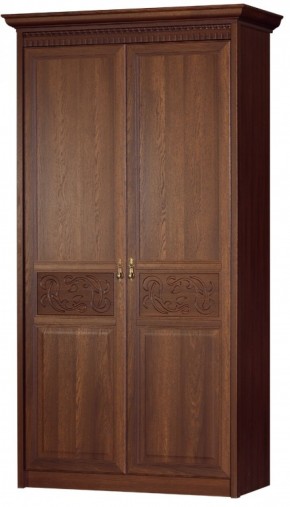 Шкаф 2-х дверный с полками ДСП №181 "Лючия" Дуб оксфорд в Серове - serov.ok-mebel.com | фото 1