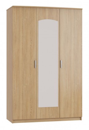 Шкаф 3-х дверный с зеркалом Шк210.1 МС Ирина в Серове - serov.ok-mebel.com | фото