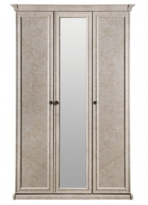 Шкаф 3-х створчатый (2+1) с зеркалом Афина (Крем корень) в Серове - serov.ok-mebel.com | фото 3