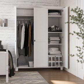 Шкаф 30 Вествик трёхдверный, массив сосны, цвет белый в Серове - serov.ok-mebel.com | фото 4