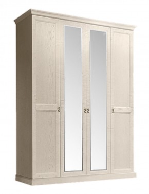 Шкаф 4-х дверный (2 зеркала) для платья и белья Венеция дуб седан (ВНШ1/4) в Серове - serov.ok-mebel.com | фото