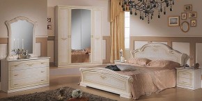 Шкаф 4-х дверный с зеркалами (08.244) Ирина (беж) в Серове - serov.ok-mebel.com | фото 3