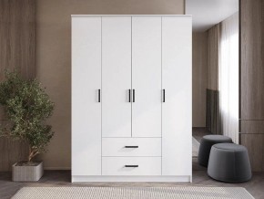 Шкаф 4-х створчатый Титан (белый) в Серове - serov.ok-mebel.com | фото