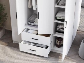 Шкаф 4-х створчатый Титан (белый) в Серове - serov.ok-mebel.com | фото 3