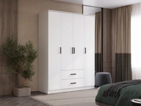 Шкаф 4-х створчатый Титан (белый) в Серове - serov.ok-mebel.com | фото 5