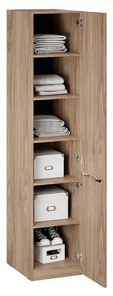 Шкаф для белья Глосс СМ-319.07.001 в Серове - serov.ok-mebel.com | фото 2