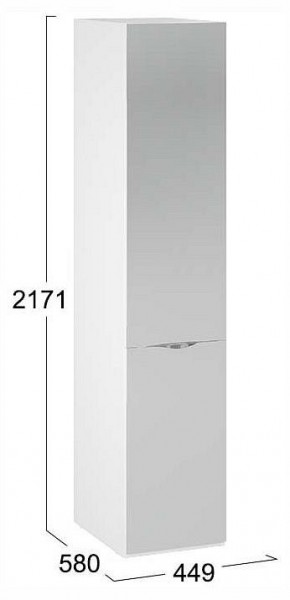 Шкаф для белья Глосс СМ-319.07.002 в Серове - serov.ok-mebel.com | фото 4
