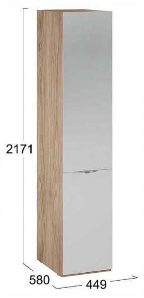 Шкаф для белья Глосс СМ-319.07.002 в Серове - serov.ok-mebel.com | фото 4
