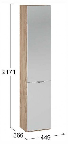 Шкаф для белья Глосс СМ-319.07.012 в Серове - serov.ok-mebel.com | фото 4