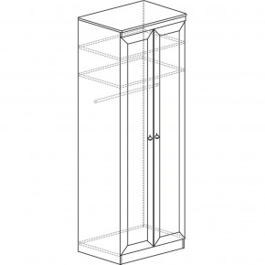 Шкаф для одежды №609 "Инна" Денвер светлый (*без полок) в Серове - serov.ok-mebel.com | фото 3