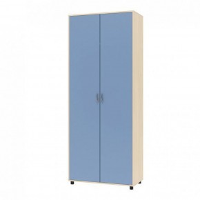 Шкаф для одежды Дельта-2 Дуб молочный/Голубой в Серове - serov.ok-mebel.com | фото