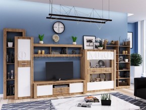 ТЕРРА Шкаф для посуды (Белый глянец/дуб сонома) в Серове - serov.ok-mebel.com | фото 3