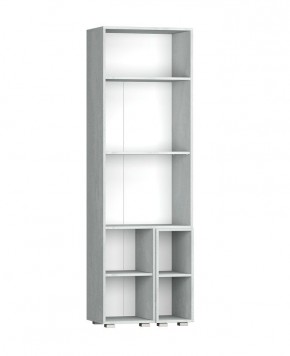 Шкаф Эльза (Бетонный Камень/Белый) в Серове - serov.ok-mebel.com | фото 3