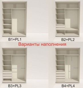 Шкаф-купе 1400 серии SOFT D6+D4+B2+PL2 (2 ящика+1штанга+1 полка) профиль «Капучино» в Серове - serov.ok-mebel.com | фото 7