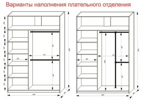 Шкаф-купе 1600 серии SOFT D6+D4+B2+PL2 (2 ящика+1штанга+1 полка) профиль «Капучино» в Серове - serov.ok-mebel.com | фото 9