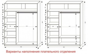 Шкаф-купе 1800 серии SOFT D6+D4+B2+PL2 (2 ящика+1штанга+1 полка) профиль «Капучино» в Серове - serov.ok-mebel.com | фото 8