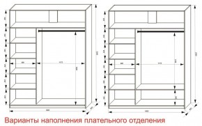 Шкаф-купе 1800 серии SOFT D8+D2+B2+PL4 (2 ящика+F обр.штанга) профиль «Графит» в Серове - serov.ok-mebel.com | фото 7