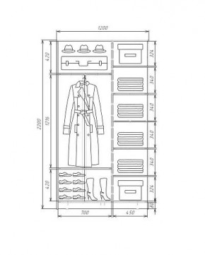 Шкаф-купе ХИТ 22-4-12-11 (420) в Серове - serov.ok-mebel.com | фото 5