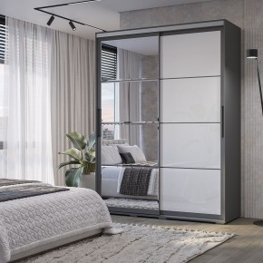 Шкаф-купе Крафт-6 1.6 м ШКК-06 (графит) в Серове - serov.ok-mebel.com | фото