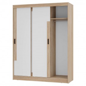 Шкаф-купе Смарт ШКК-06 (дуб сонома/белый) в Серове - serov.ok-mebel.com | фото 4
