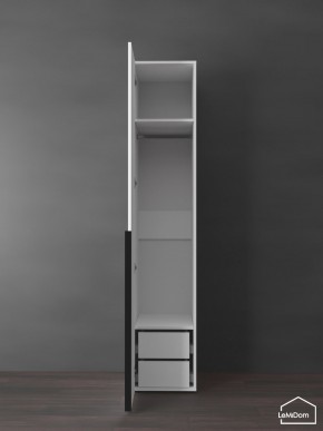Шкаф Linnea MHR-1-3 2050х400х510 (Белый-М 11.1.2) в Серове - serov.ok-mebel.com | фото 6