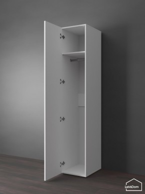 Шкаф Linnea MHR-1PO 2050х400х510 (Белый-М 11.1.2) в Серове - serov.ok-mebel.com | фото 4