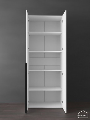 Шкаф Linnea MHR-2-2 2050х800х510 (Белый-М 11.1.1) в Серове - serov.ok-mebel.com | фото 4