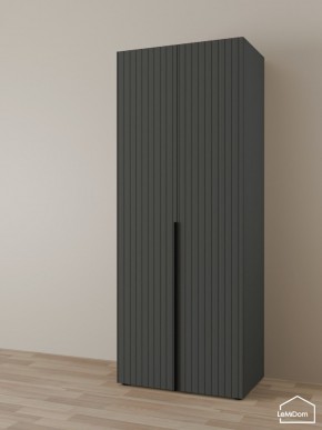 Шкаф Linnea MHR-2-2 2050х800х510 (Графит-М 11.1.25) в Серове - serov.ok-mebel.com | фото
