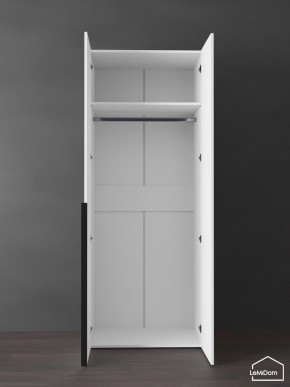 Шкаф Linnea MHR-2 2050х800х510 (Белый-М 11.1.2) в Серове - serov.ok-mebel.com | фото 4