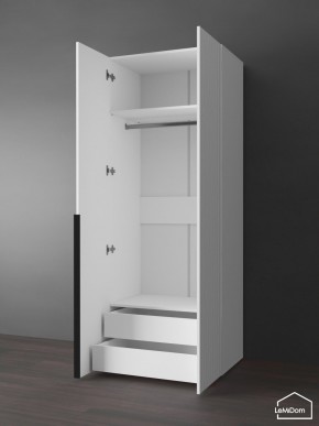 Шкаф Linnea MHR-2-3 2050х800х510 (Белый-М 11.1.2) в Серове - serov.ok-mebel.com | фото 5
