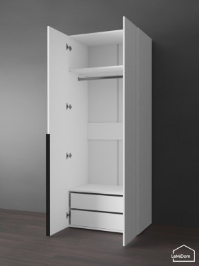 Шкаф Linnea MHR-2-3 2050х800х510 (Белый-М 11.1.2) в Серове - serov.ok-mebel.com | фото 6