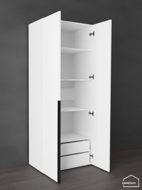 Шкаф Linnea MHR-2-4 2050х800х510 (Белый-М 11.1.1) в Серове - serov.ok-mebel.com | фото 6