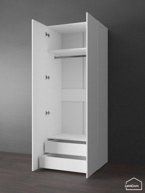 Шкаф Linnea MHR-2PO-3 2050х800х510 (Белый-М 11.1.2) в Серове - serov.ok-mebel.com | фото 5