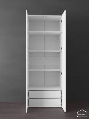 Шкаф Linnea MHR-2PO-4 2050х800х510 (Белый-М 11.1.2) в Серове - serov.ok-mebel.com | фото 5