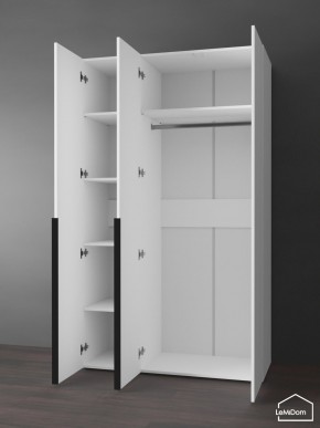 Шкаф Linnea MHR-3-1 2050х1200х510 (Белый-М 11.1.2) в Серове - serov.ok-mebel.com | фото 5